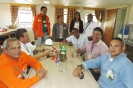 Almoço a bordo para comemorar viagem inaugural do navio Sérgio Buarque de Holanda - 13.08.2012
